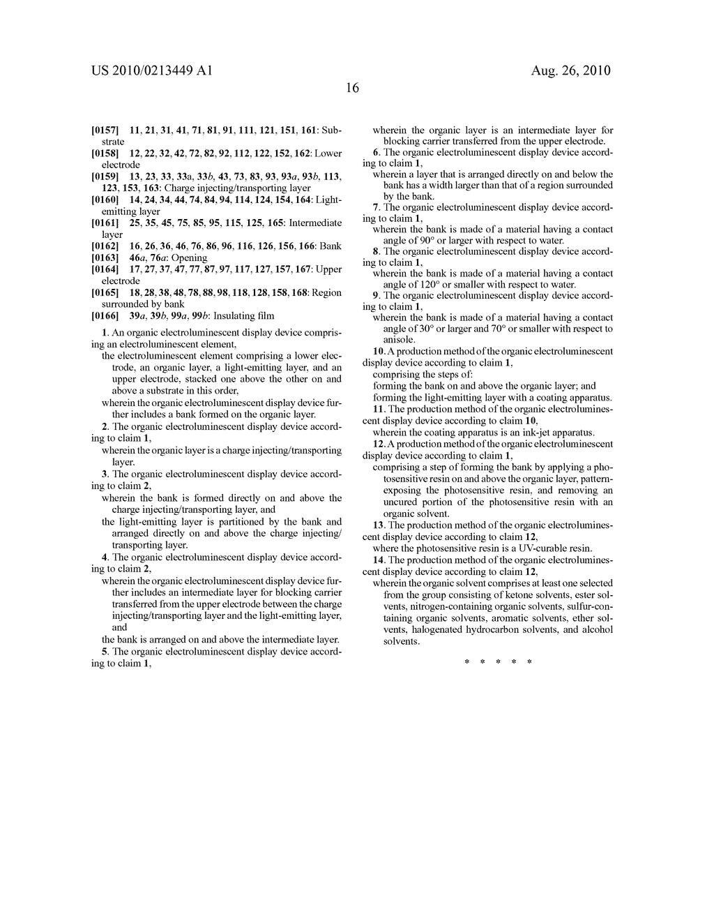 ORGANIC ELECTROLUMINESCENT DISPLAY DEVICE AND PRODUCTION METHOD THEREOF - diagram, schematic, and image 24