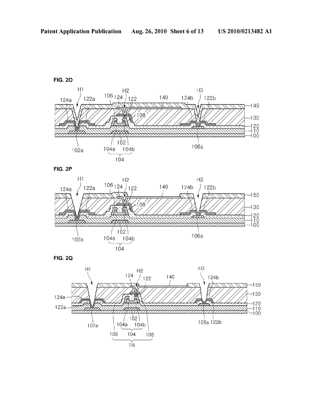 TOP EMISSION INVERTED ORGANIC LIGHT EMITTING DIODE DISPLAY DEVICE AND MANUFACTURING METHOD THEREOF - diagram, schematic, and image 07