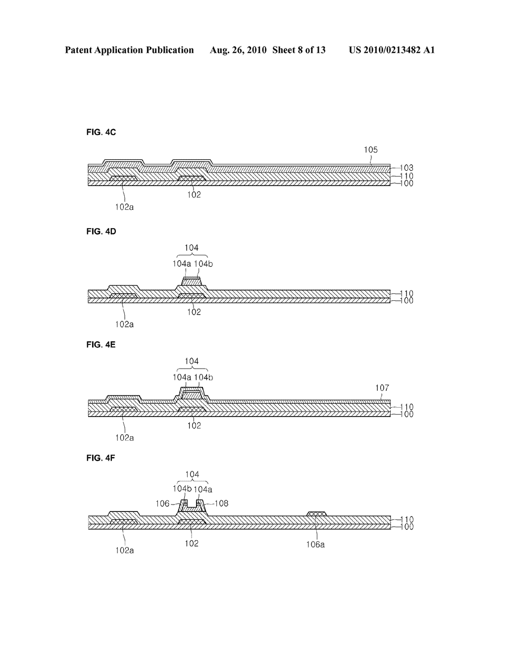 TOP EMISSION INVERTED ORGANIC LIGHT EMITTING DIODE DISPLAY DEVICE AND MANUFACTURING METHOD THEREOF - diagram, schematic, and image 09