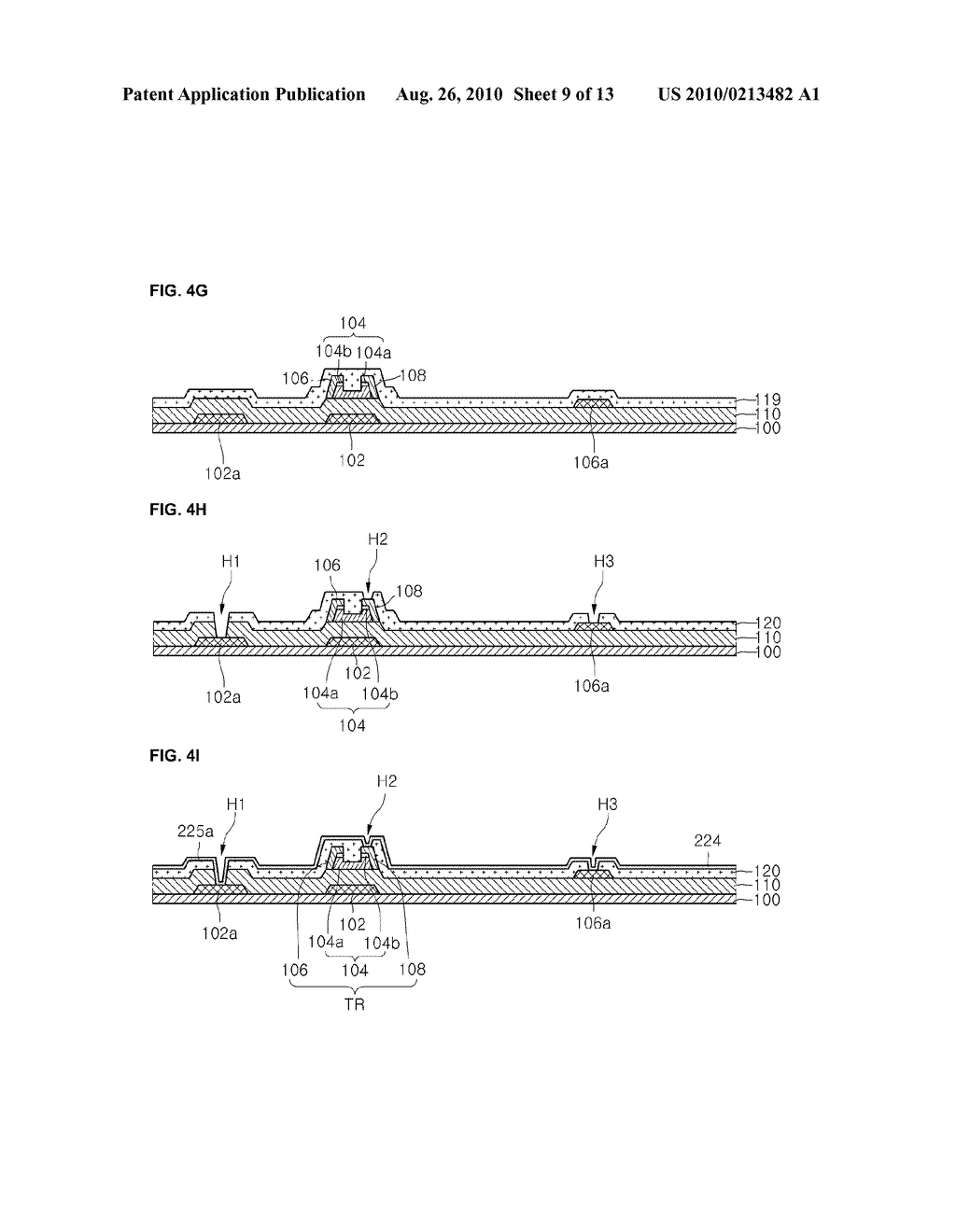 TOP EMISSION INVERTED ORGANIC LIGHT EMITTING DIODE DISPLAY DEVICE AND MANUFACTURING METHOD THEREOF - diagram, schematic, and image 10