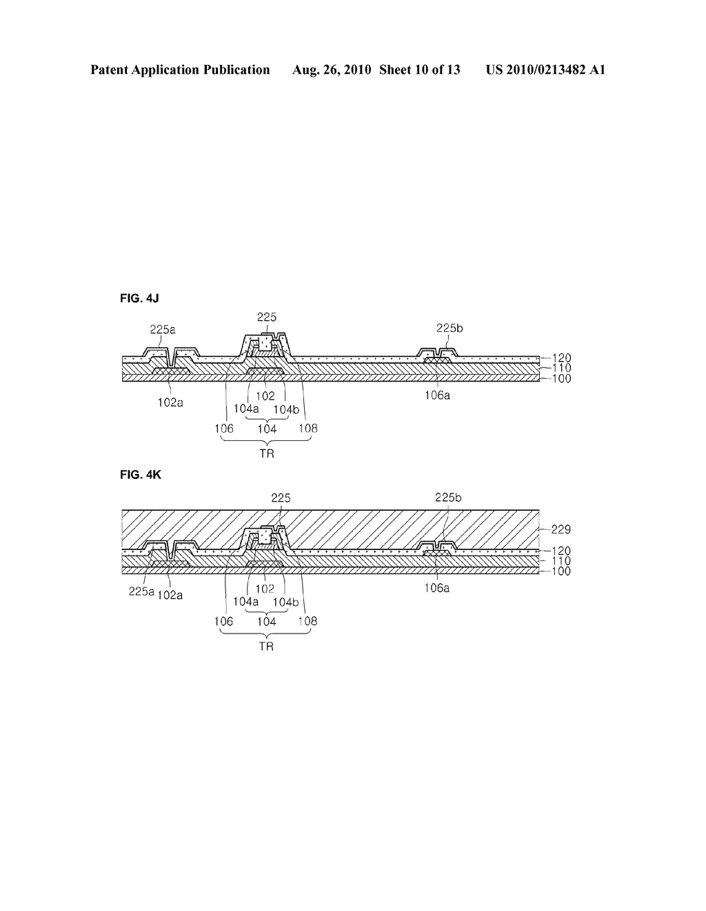 TOP EMISSION INVERTED ORGANIC LIGHT EMITTING DIODE DISPLAY DEVICE AND MANUFACTURING METHOD THEREOF - diagram, schematic, and image 11