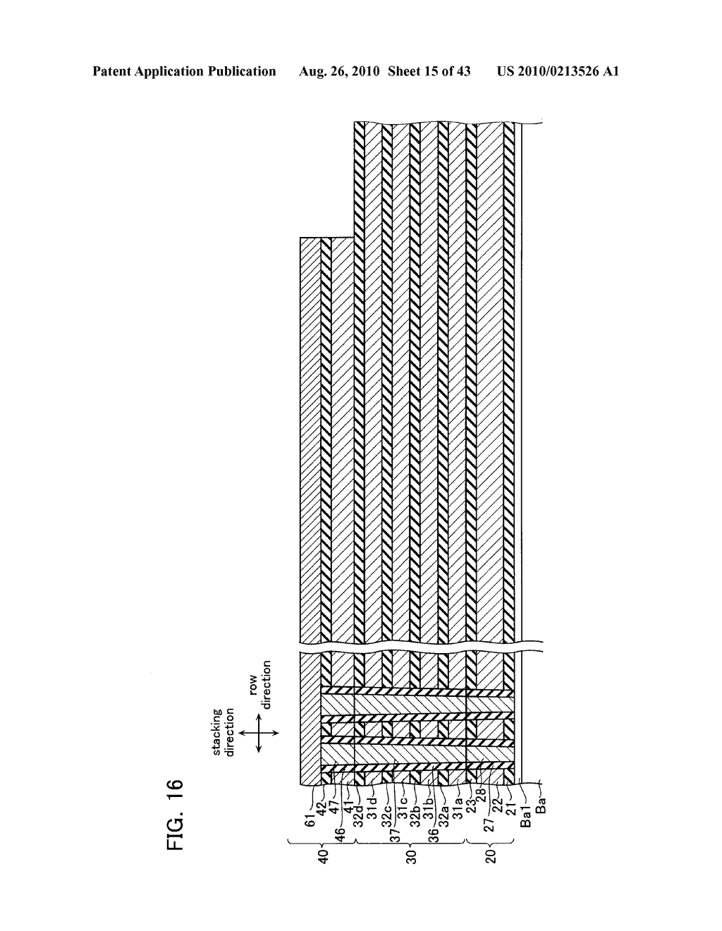 NONVOLATILE SEMICONDUCTOR MEMORY DEVICE AND METHOD OF MANUFACTURING THE SAME - diagram, schematic, and image 16