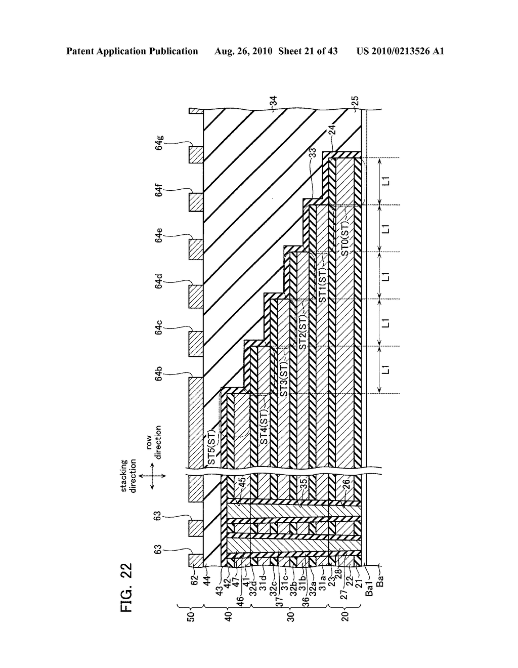 NONVOLATILE SEMICONDUCTOR MEMORY DEVICE AND METHOD OF MANUFACTURING THE SAME - diagram, schematic, and image 22