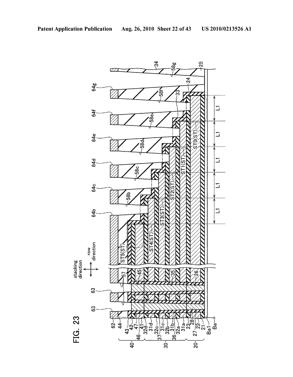 NONVOLATILE SEMICONDUCTOR MEMORY DEVICE AND METHOD OF MANUFACTURING THE SAME - diagram, schematic, and image 23