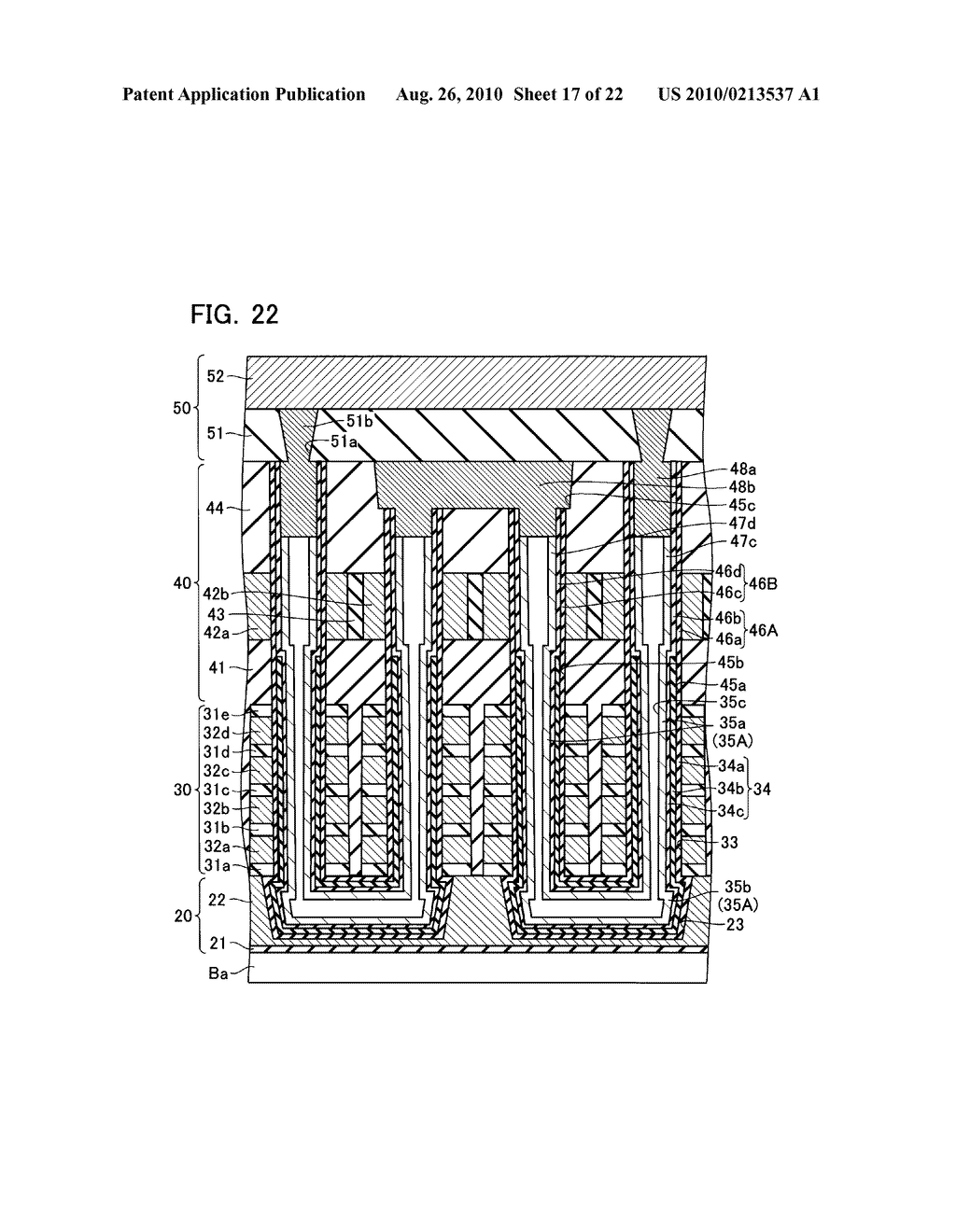 NONVOLATILE SEMICONDUCTOR MEMORY DEVICE AND METHOD OF MANUFACTURING THE SAME - diagram, schematic, and image 18