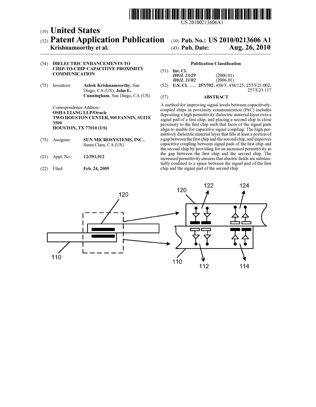 DIELECTRIC ENHANCEMENTS TO CHIP-TO-CHIP CAPACITIVE PROXIMITY COMMUNICATION - diagram, schematic, and image 01