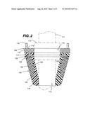 Reinforced stripper rubber body and method of making same diagram and image