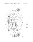 CHASSIS STRUCTURE FOR MID-WHEEL DRIVE POWER WHEELCHAIR diagram and image