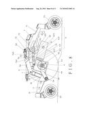 CHASSIS STRUCTURE FOR MID-WHEEL DRIVE POWER WHEELCHAIR diagram and image