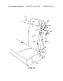 INTEGRATED SEAT FOLD-DOWN LEVER/BELT EXIT diagram and image