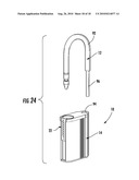 REUSABLE LOCKING BODY, OF BOLT-TYPE SEAL LOCK, HAVING OPEN-ENDED PASSAGEWAY AND U-SHAPED BOLT diagram and image