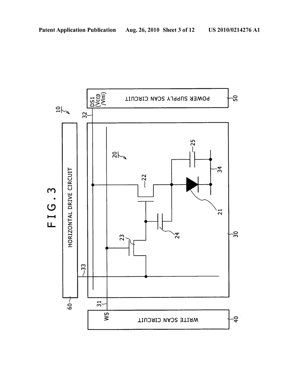 DISPLAY APPARATUS, DRIVING METHOD OF DISPLAY APPARATUS AND ELECTRONIC EQUIPMENT - diagram, schematic, and image 04