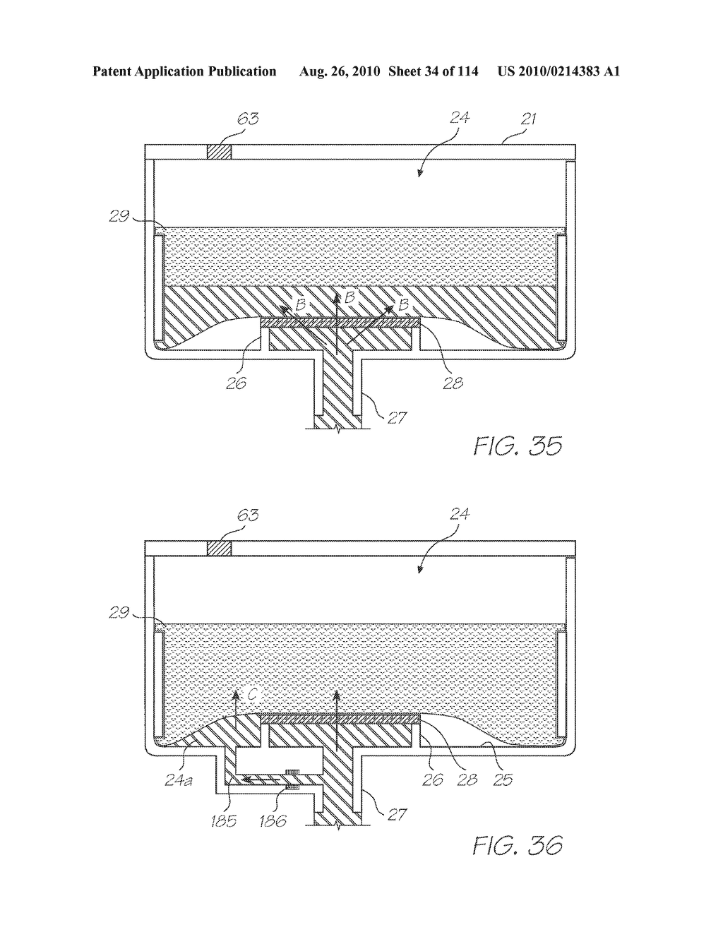 CARTRIDGE FOR PRINTER HAVING FLUID FLOW ARRANGEMENT - diagram, schematic, and image 35