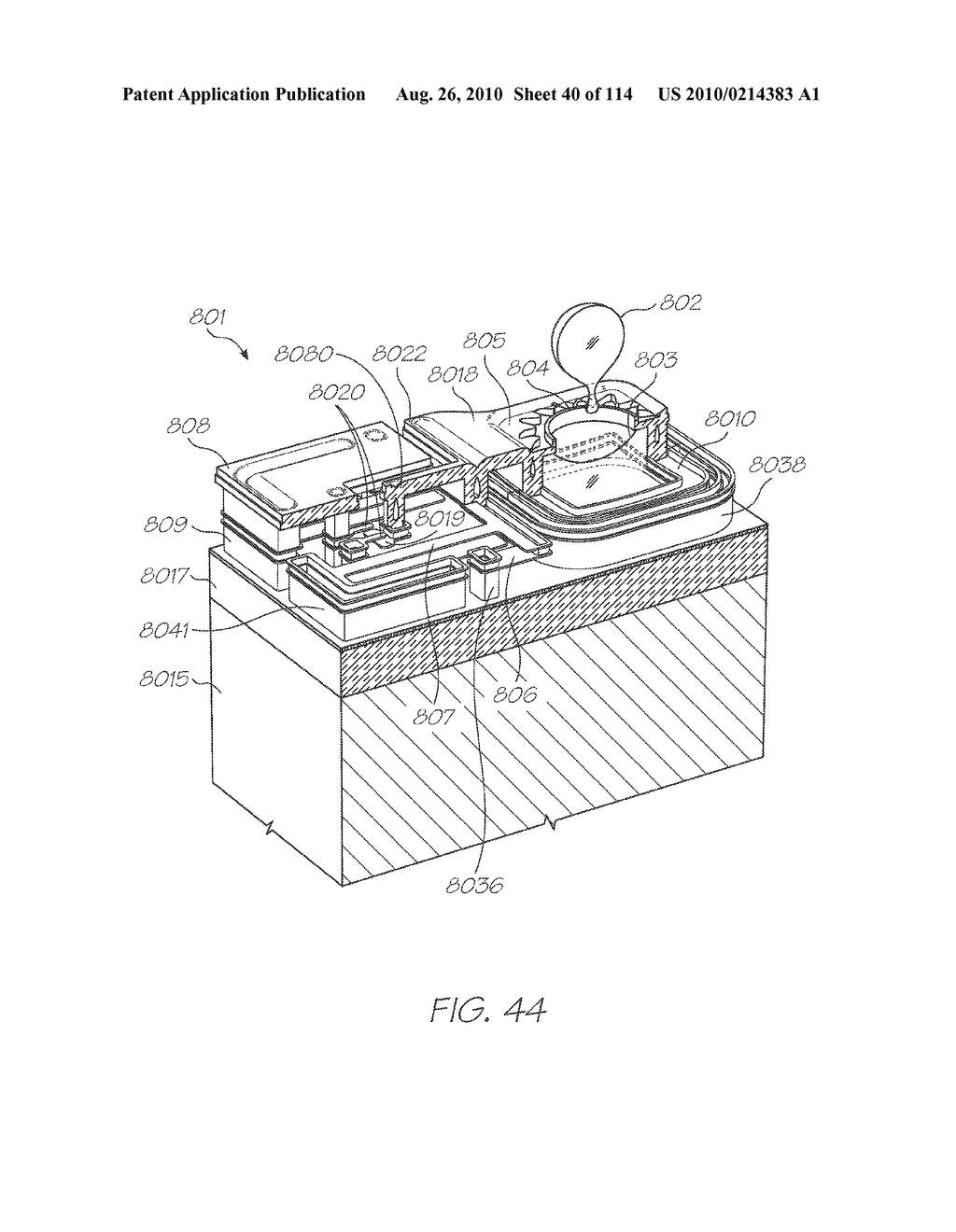 CARTRIDGE FOR PRINTER HAVING FLUID FLOW ARRANGEMENT - diagram, schematic, and image 41