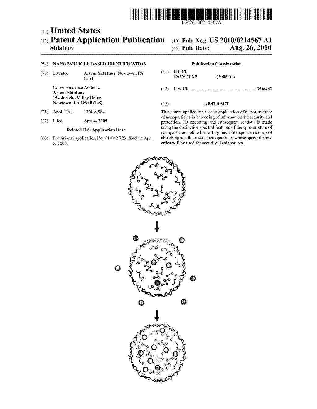 Nanoparticle Based Identification - diagram, schematic, and image 01