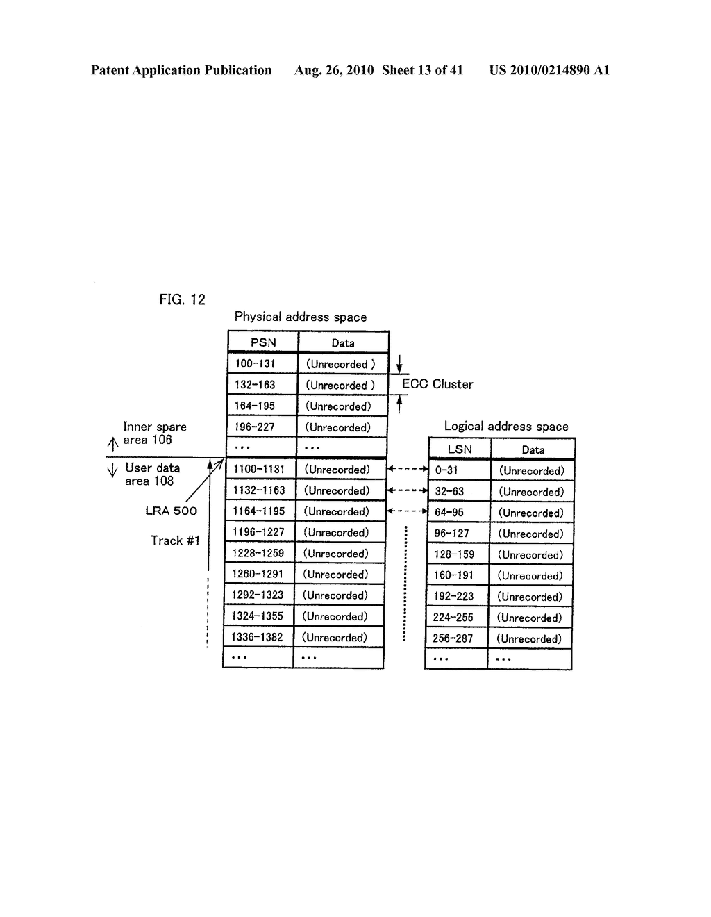 DRIVE APPARATUS FOR PERFORMING A SEQUENTIAL RECORDING AND REPRODUCTION ON A WRITE-ONCE RECORDING MEDIUM, AND METHOD OF REPRODUCING SAME - diagram, schematic, and image 14