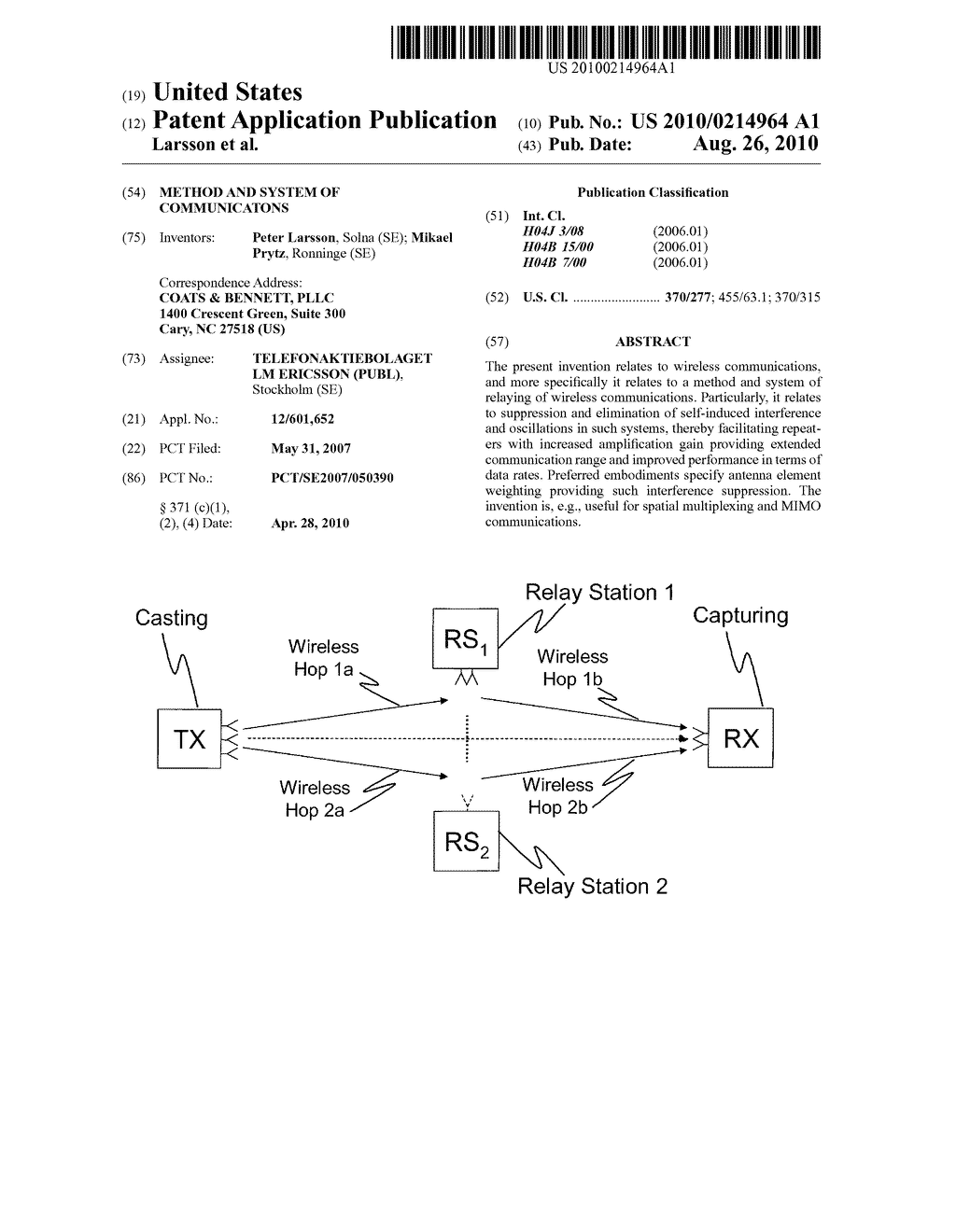 Method and System of Communicatons - diagram, schematic, and image 01