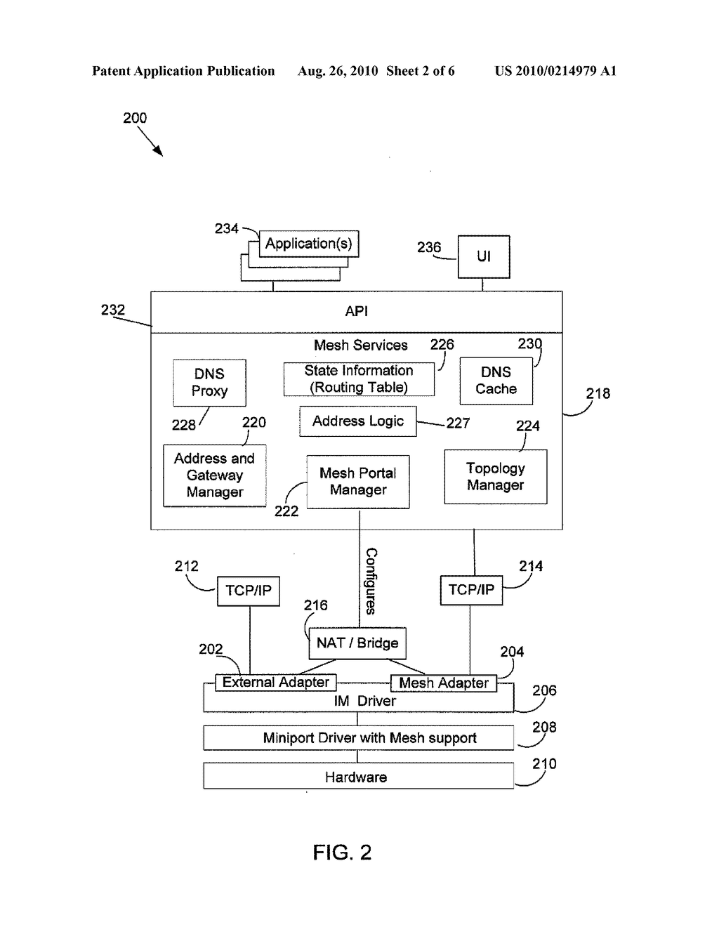 GATEWAY ADVERTISEMENT IN A WIRELESS MESH - diagram, schematic, and image 03