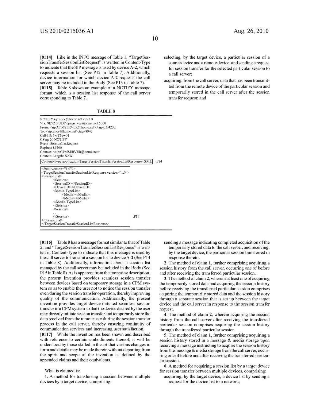 METHOD FOR TRANSFERRING SESSION IN CONVERGED INTERNET PROTOCOL MESSAGING SYSTEM - diagram, schematic, and image 27