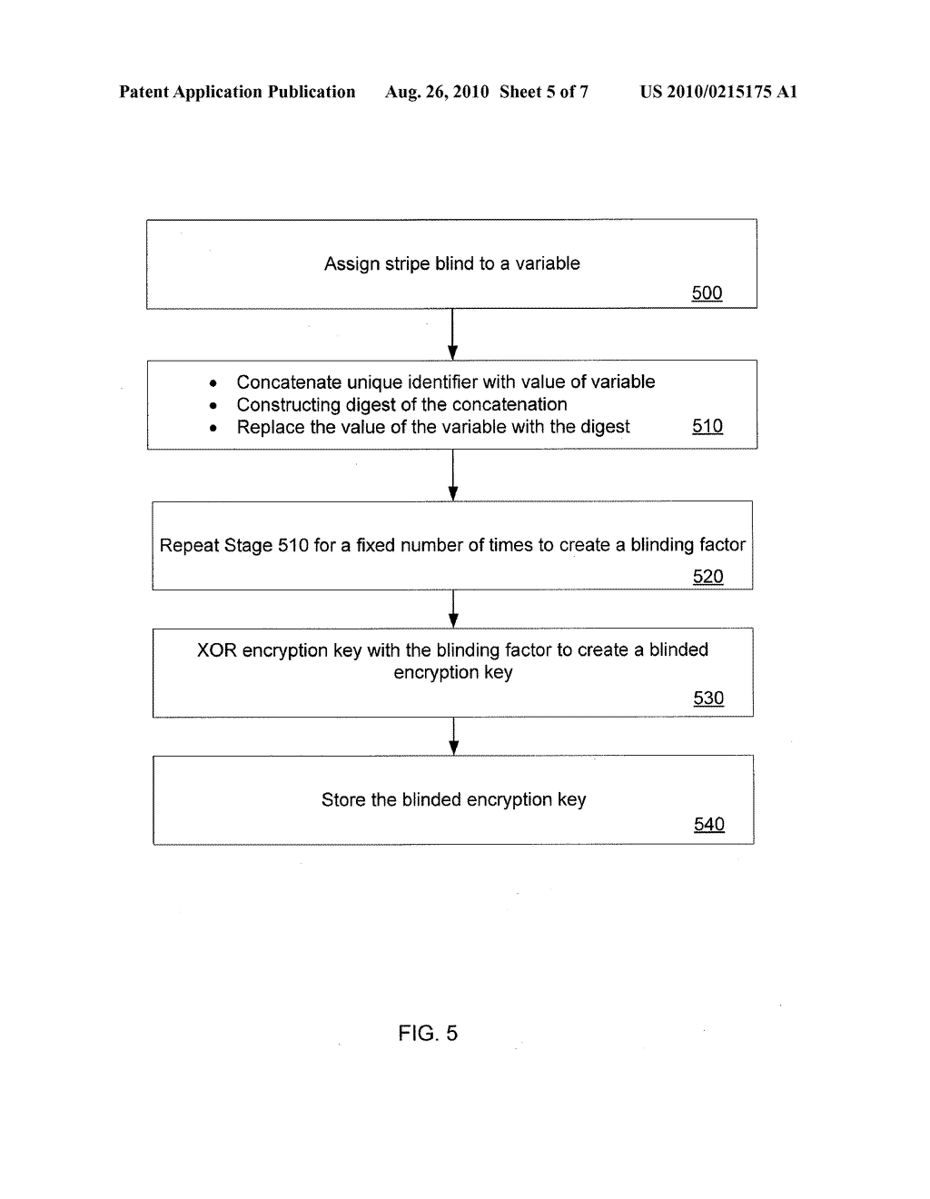 METHODS AND SYSTEMS FOR STRIPE BLIND ENCRYPTION - diagram, schematic, and image 06