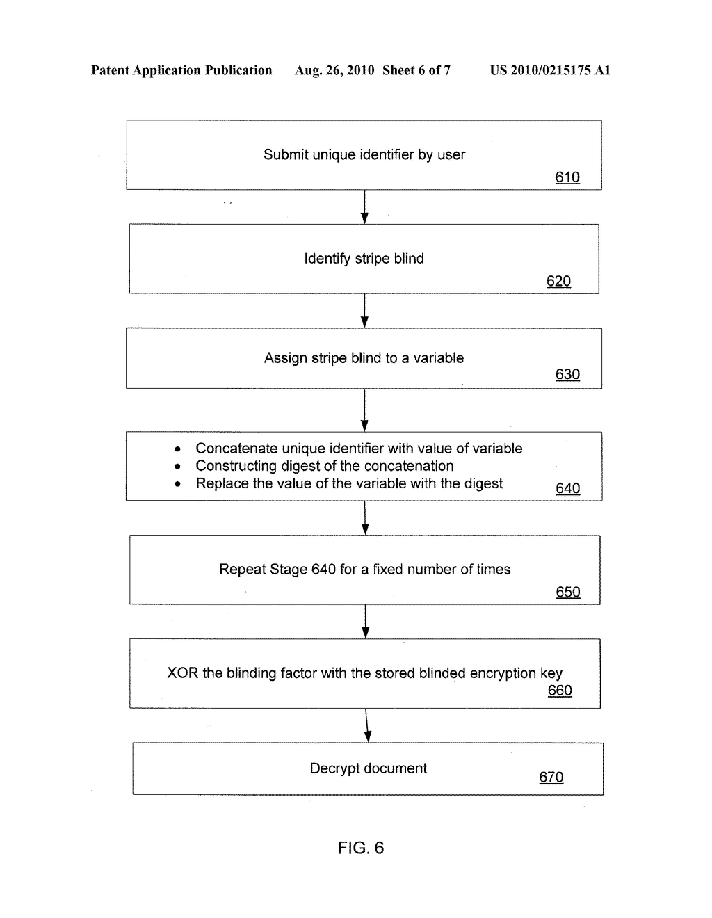 METHODS AND SYSTEMS FOR STRIPE BLIND ENCRYPTION - diagram, schematic, and image 07