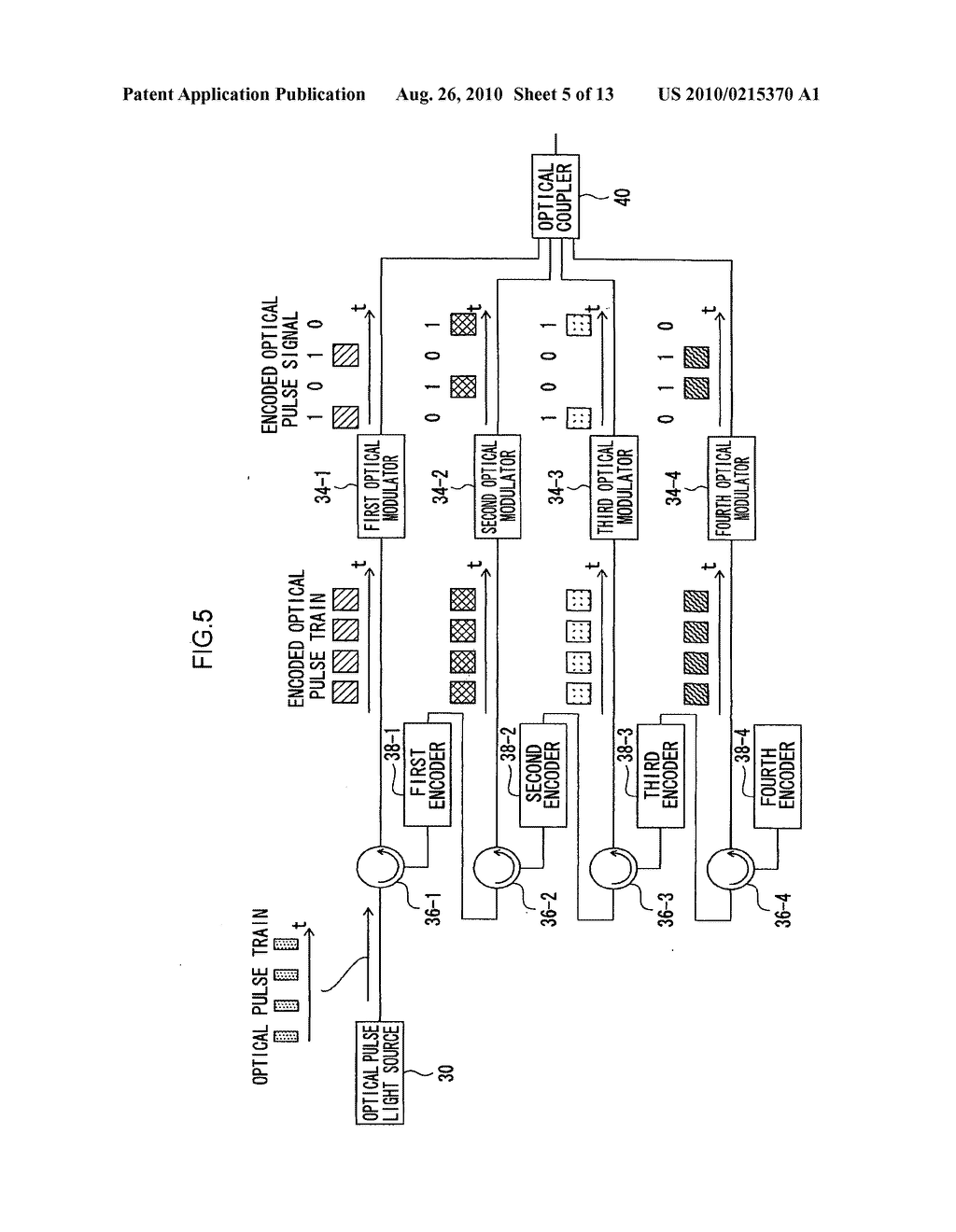 OPTICAL CODE DIVISION MULTIPLEX SIGNAL GENERATOR - diagram, schematic, and image 06