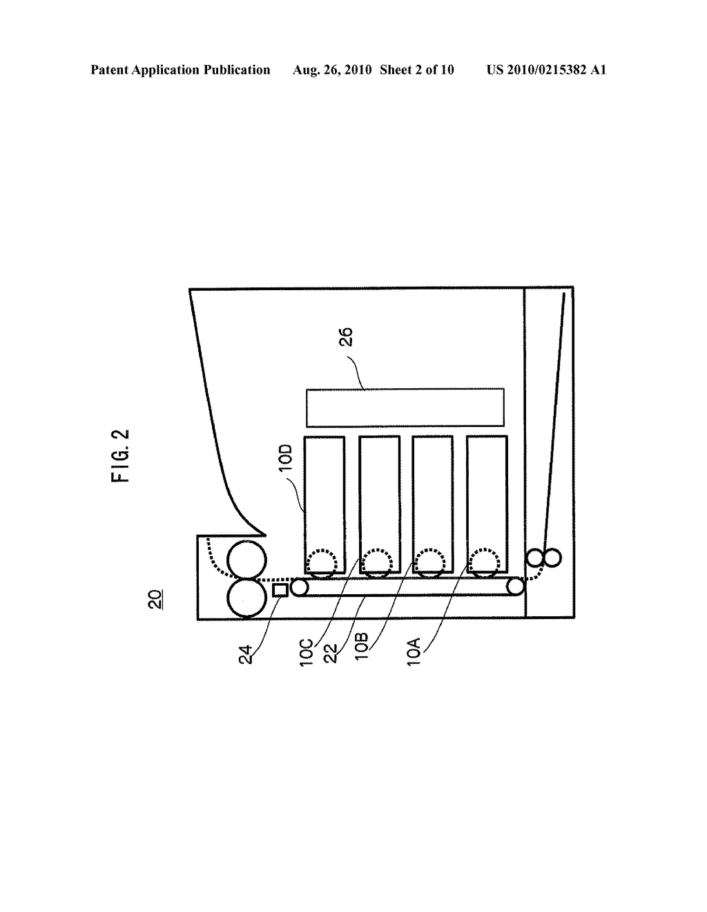 IMAGE FORMING DEVICE AND METHOD FOR IDENTIFYING POSITIONS OF IMAGE FORMATION SECTIONS IN AN IMAGE FORMING DEVICE - diagram, schematic, and image 03