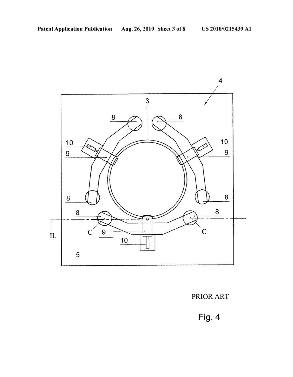 Jacking System For A Leg Of A Jack-Up Platform - diagram, schematic, and image 04