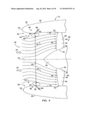 GAS TURBINE ENGINE INLET WITH NOISE REDUCTION FEATURES diagram and image