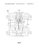 AIR OPERATED DOUBLE DIAPHRAGM OVER CENTER VALVE PUMP diagram and image