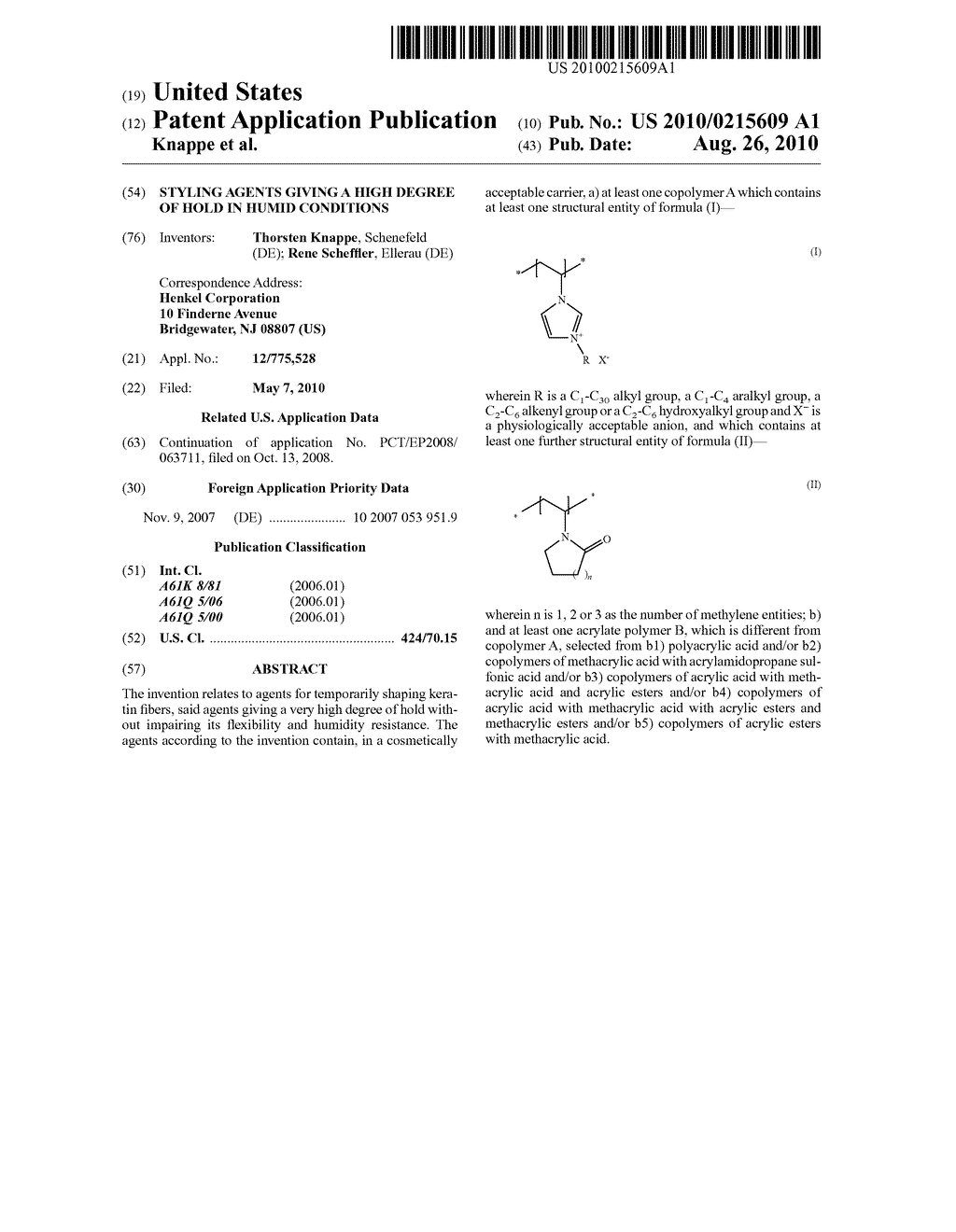 Styling Agents Giving a High Degree of Hold in Humid Conditions - diagram, schematic, and image 01