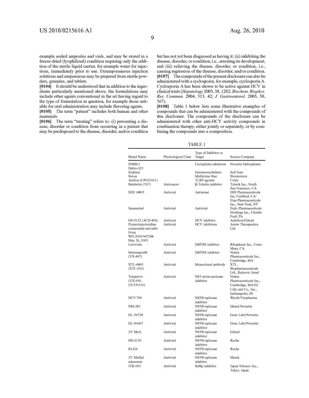 Hepatitis C Virus Inhibitors - diagram, schematic, and image 10