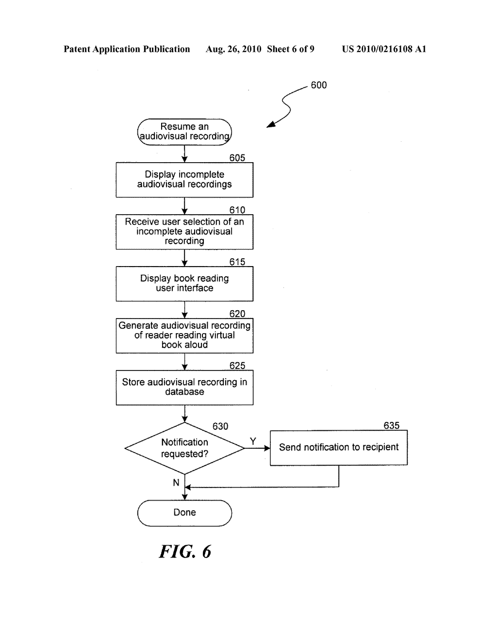 AUDIOVISUAL RECORD OF A USER READING A BOOK ALOUD FOR PLAYBACK WITH A VIRTUAL BOOK - diagram, schematic, and image 07