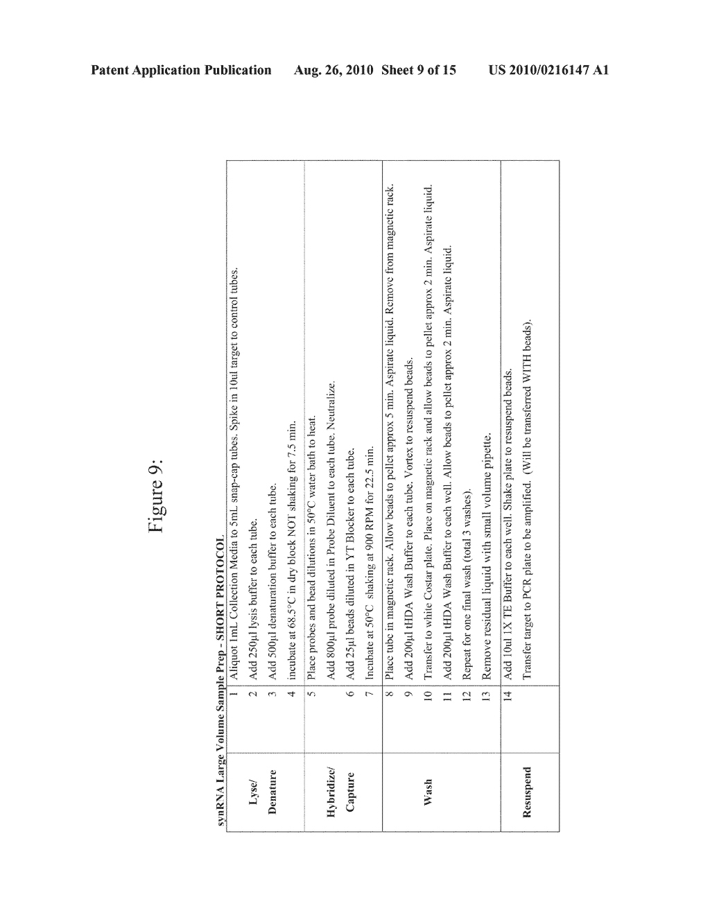 SEQUENCE-SPECIFIC LARGE VOLUME SAMPLE PREPARATION METHOD AND ASSAY - diagram, schematic, and image 10