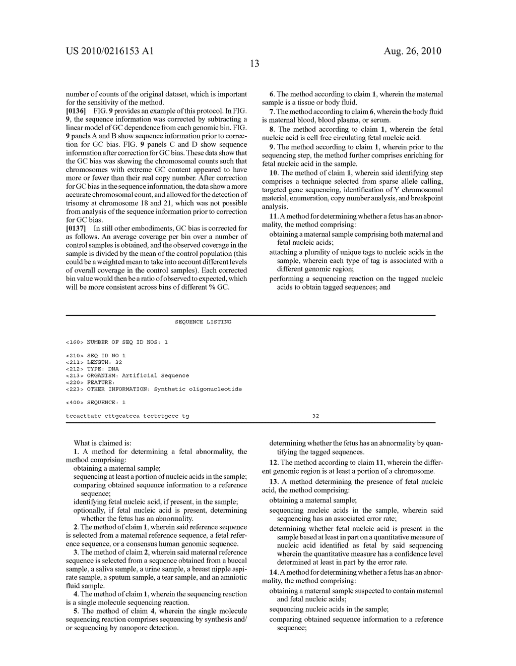 METHODS FOR DETECTING FETAL NUCLEIC ACIDS AND DIAGNOSING FETAL ABNORMALITIES - diagram, schematic, and image 25