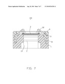 BURN-IN TEST SOCKET HAVING SPRING-BIASED LATCHES FACILITATING ELECTRICAL INTERCONNECTION BETWEEN CHIPS AND SOCKET WHEN ACTUATED diagram and image