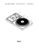 DISC JOCKEY VIDEO GAME AND CONTROLLER diagram and image