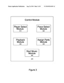 SYSTEM AND METHOD FOR NETWORK COMMUNICATION OF MUSIC DATA diagram and image