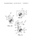 GOLF BALL AIMING DEVICE diagram and image