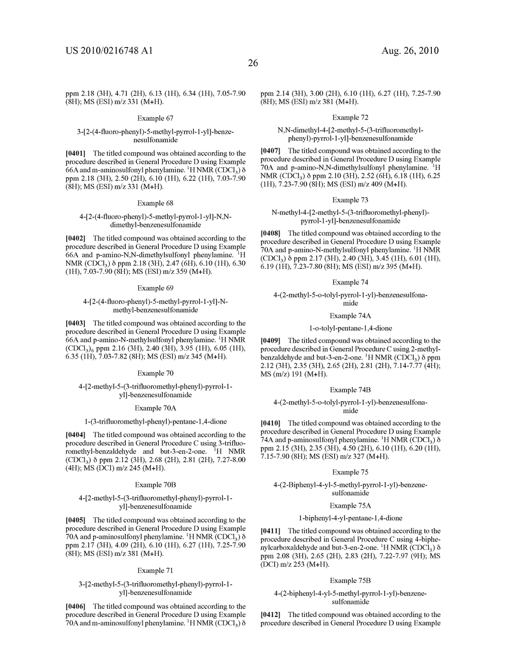 Pyrrole Derivatives and Their Methods of Use - diagram, schematic, and image 31