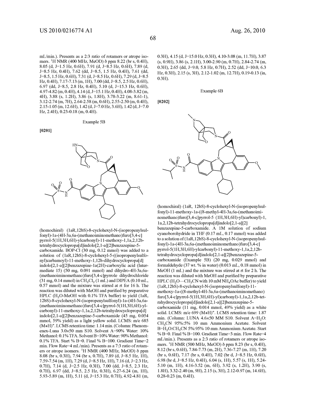 Cyclopropyl Fused Indolobenzazepine HCV NS5B Inhibitors - diagram, schematic, and image 69