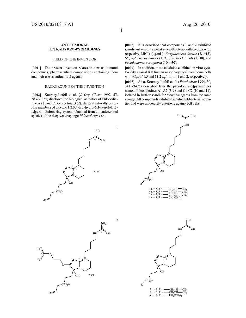 Antitumoral Tetrahydro-Pyrimidines - diagram, schematic, and image 02