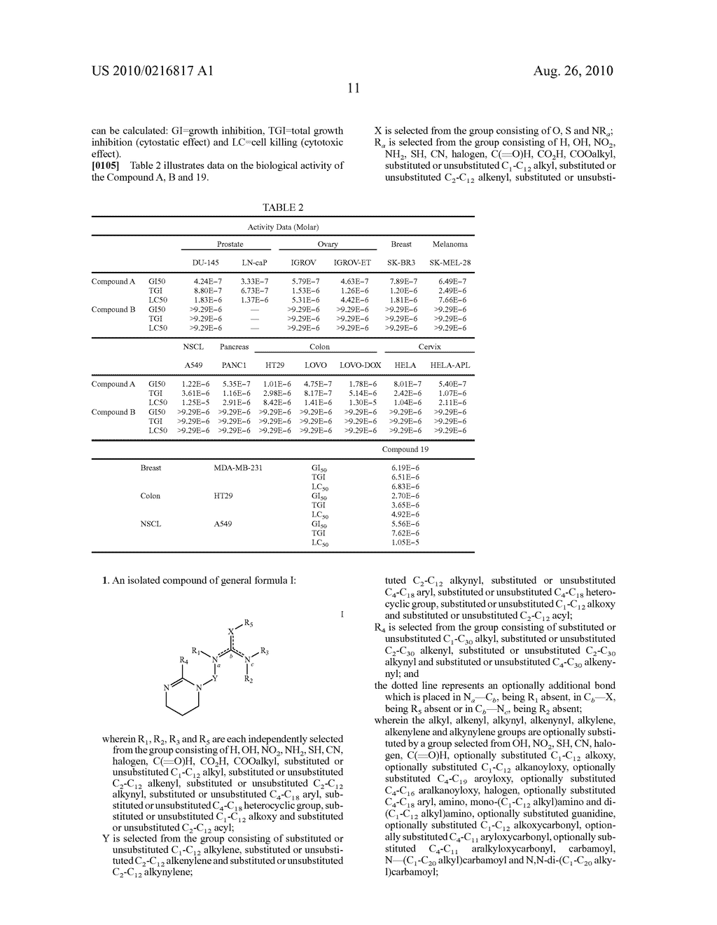 Antitumoral Tetrahydro-Pyrimidines - diagram, schematic, and image 12