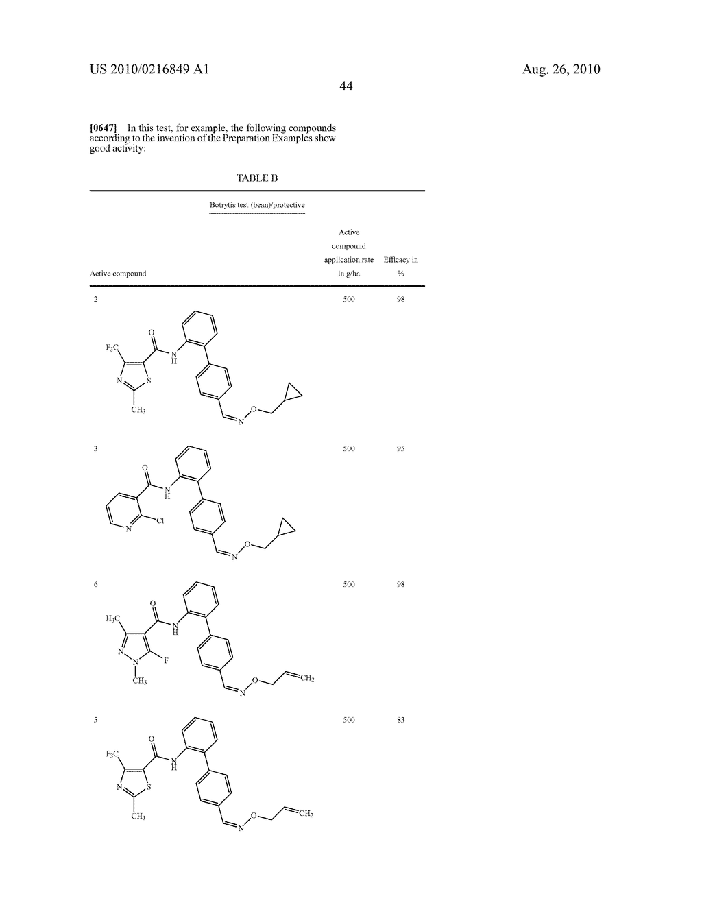 BIPHENYLCARBOXAMIDES - diagram, schematic, and image 45