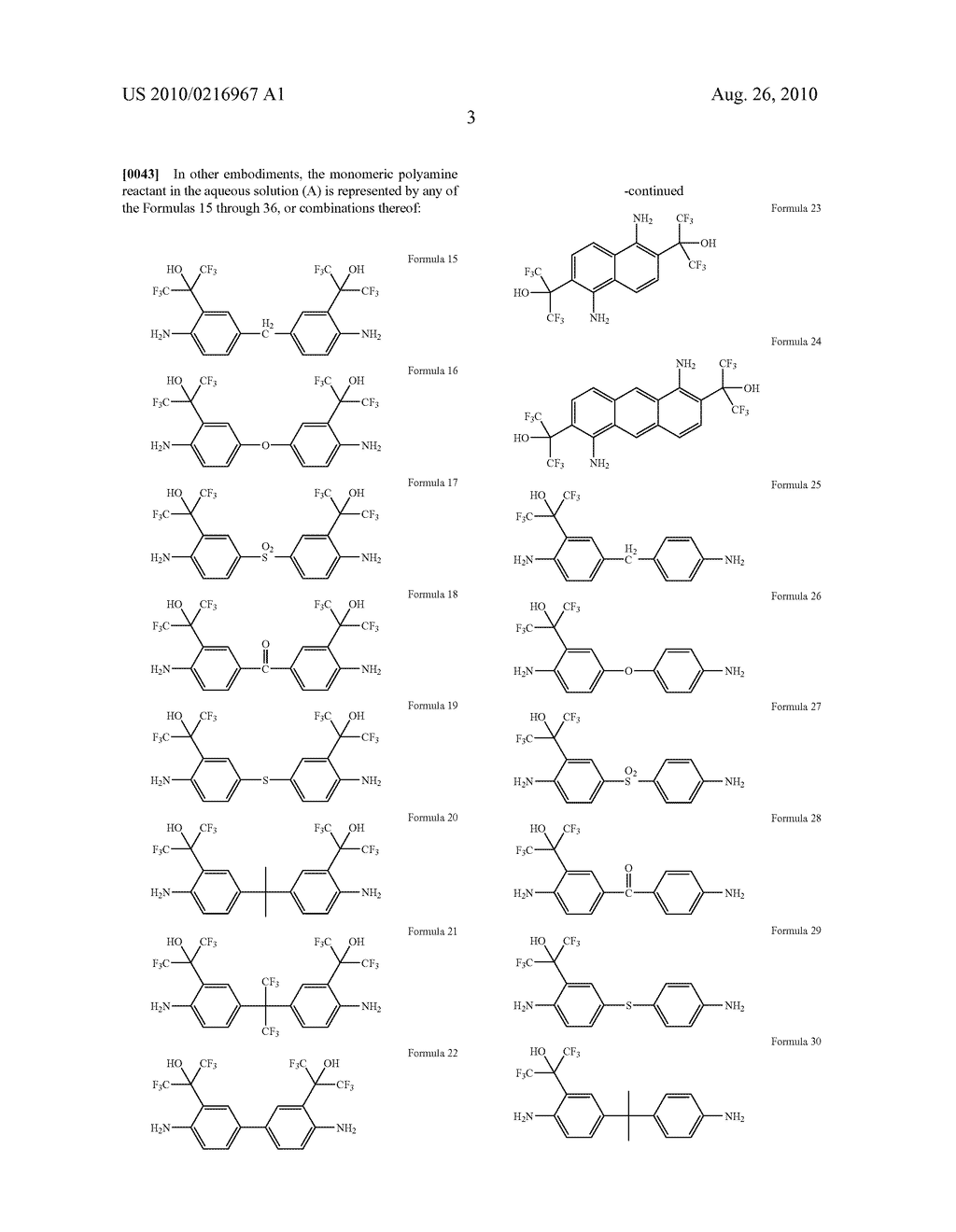 INTERFACIAL POLYMERIZATION METHODS FOR MAKING FLUOROALCOHOL-CONTAINING POLYAMIDES - diagram, schematic, and image 14