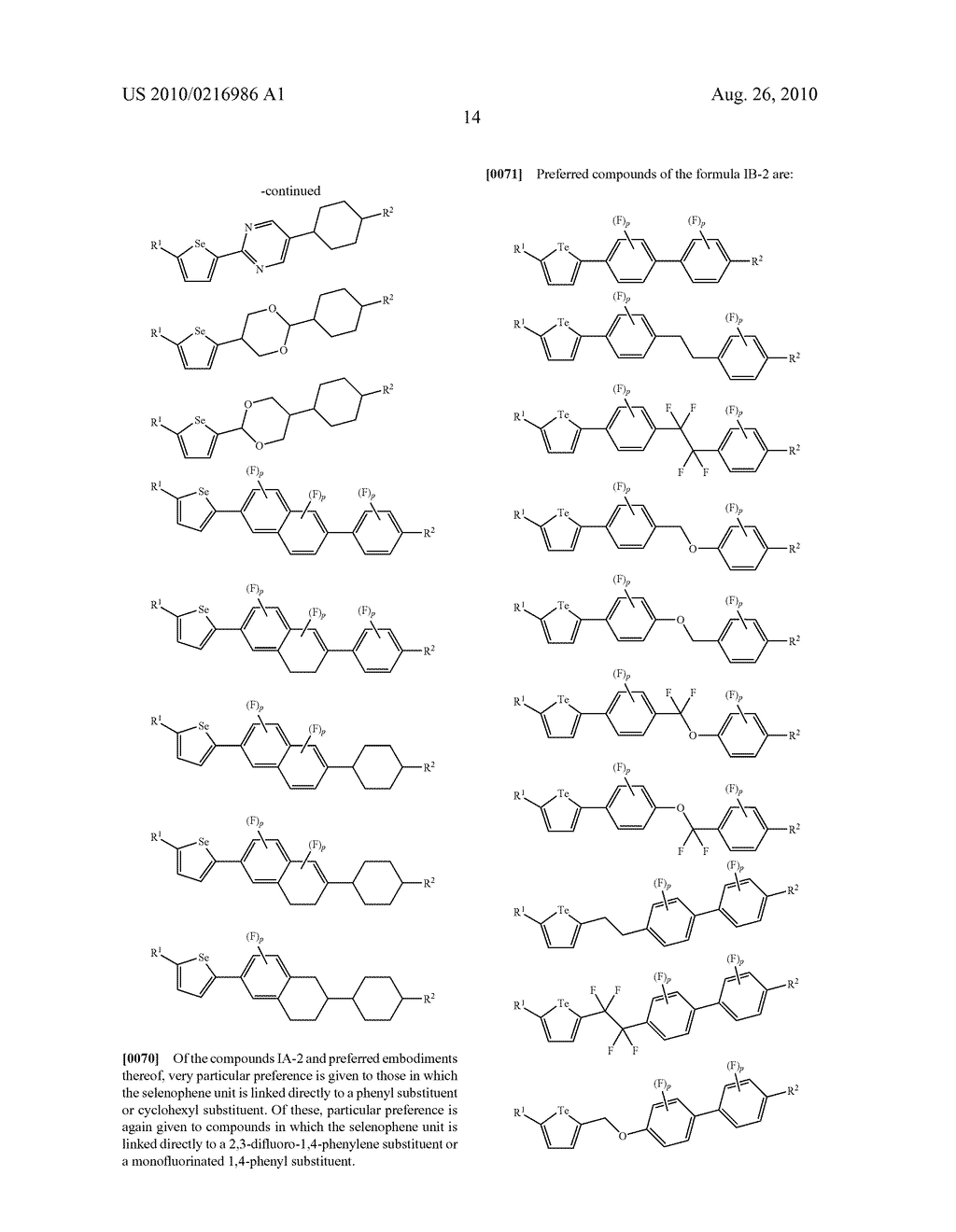 2, 5-SELENOPHENE DERIVATIVES AND 2, 5-TELLUROPHENE DERIVATIVES - diagram, schematic, and image 15