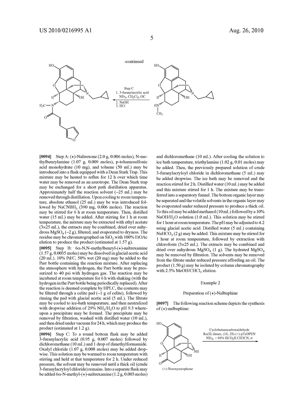 (+)-6-Hydroxy-Morphinan or (+)-6-Amino-Morphinan Derivatives - diagram, schematic, and image 06