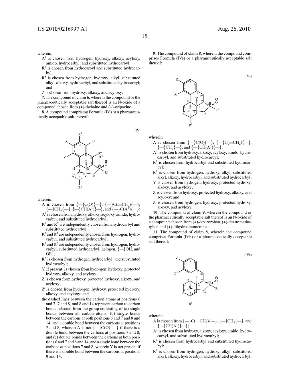 (+)-Morphinanium N-Oxides and Processes for their Production - diagram, schematic, and image 16