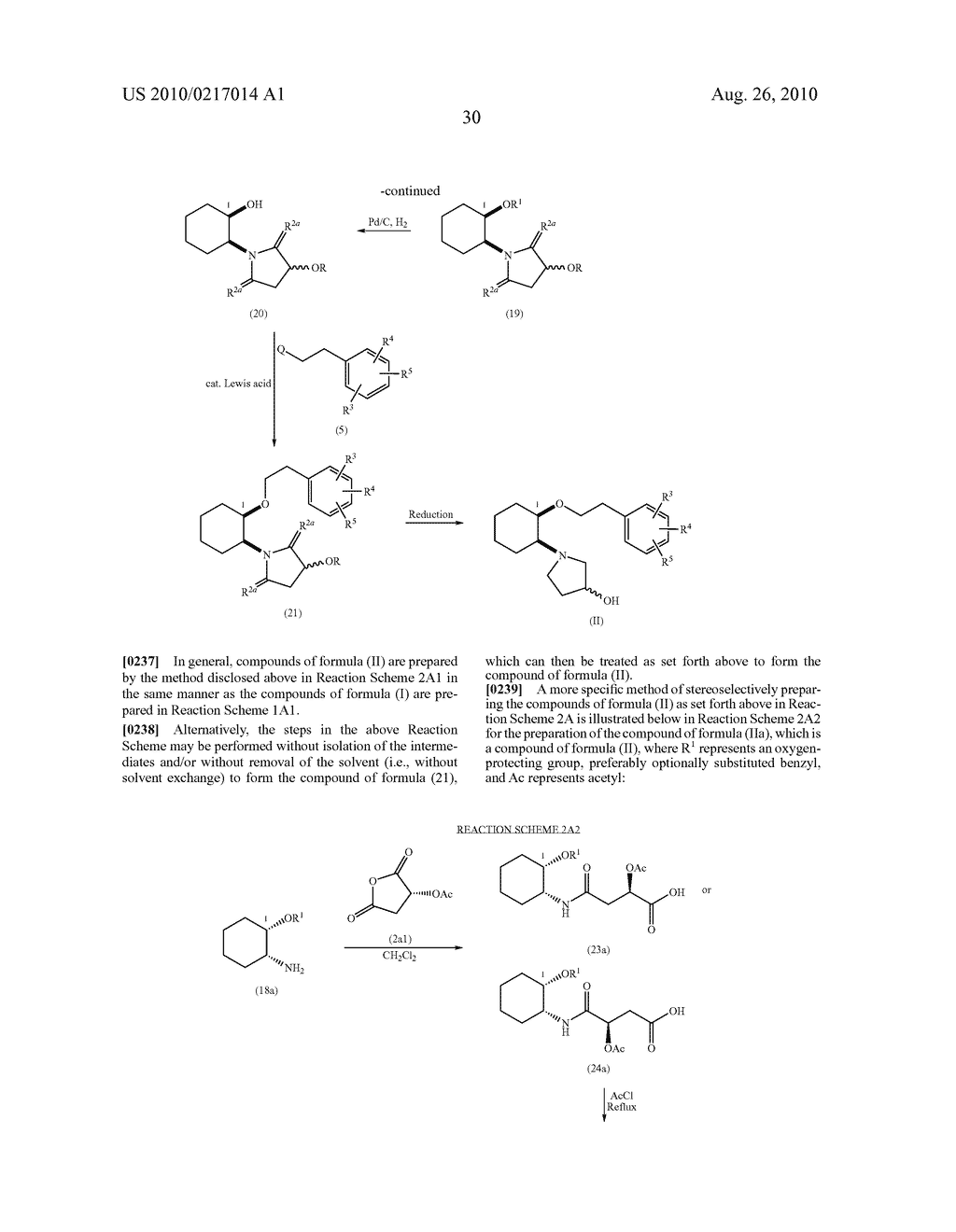 SYNTHETIC PROCESSES FOR THE PREPARATION OF AMINOCYCLOHEXYL ETHER COMPOUNDS - diagram, schematic, and image 31