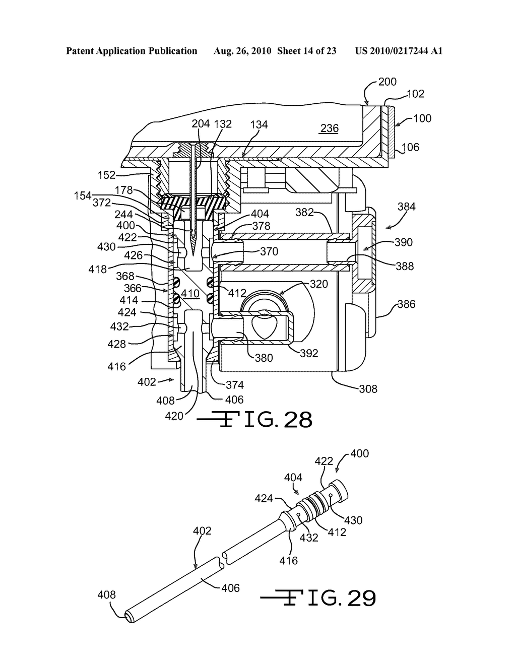 FLUID CARTRIDGES INCLUDING A POWER SOURCE AND PARTIALLY IMPLANTABLE MEDICAL DEVICES FOR USE WITH SAME - diagram, schematic, and image 15